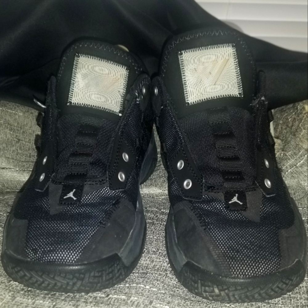 Air Jordan One Take II (GS) Black Metallic Silver Boy's Shoes 7Y